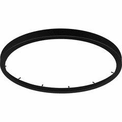 Progress Everlume 18" Edgelit Round Trim Ring - Black - P860052-031