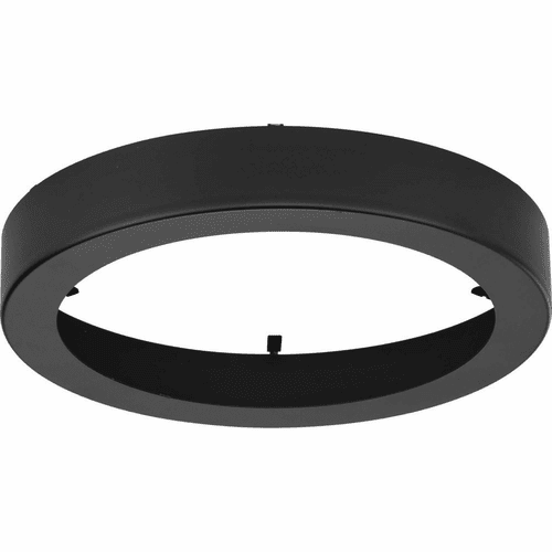 Progress Everlume 7" Edgelit Round Trim Ring - Black - P860049-031