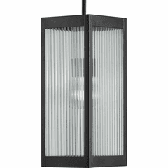 Progress Felton 1-Light 100W Hanging Lantern - Black - P550047-031