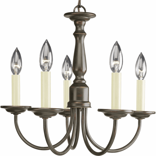 Progress Five Light 5-LT Chandelier in Antique Bronze - P4009-20