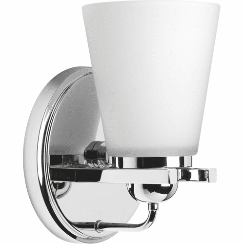 Progress Flight Collection 1-LT Bath Vanity - Polished Chrome - P300000-015