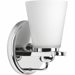 Progress Flight Collection 1-LT Bath Vanity - Polished Chrome - P300000-015
