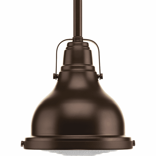 Progress Fresnel Lens Collection 1-LT Mini-Pendant - Oil Rubbed Bronze - P5050-108