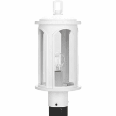 Progress Gables 1-LT Outdoor Post Light - Satin White - P540033-028