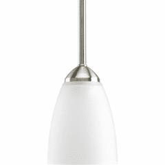 Progress Gather Collection 1-LT Mini-Pendant - Brushed Nickel - P5113-09