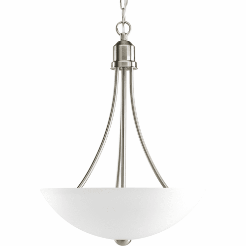 Progress Gather Collection 2-LT Foyer Pendant - Brushed Nickel - P3914-09