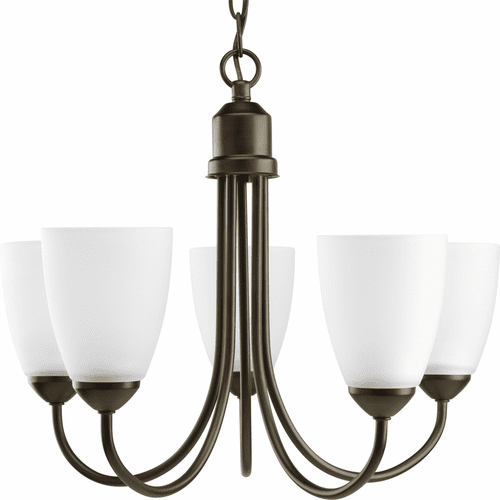 Progress Gather Collection 5-LT Chandelier - Antique Bronze - P4441-20