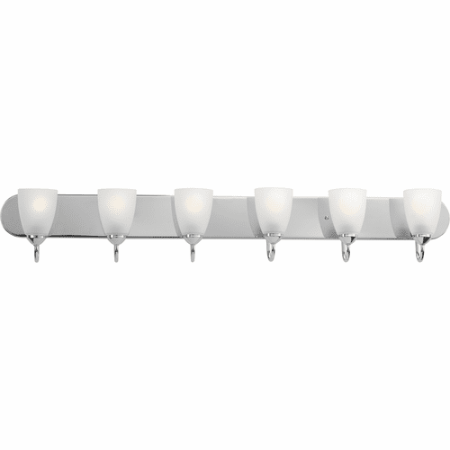 Progress Gather Collection 6-LT Bath Vanity - Polished Chrome - P2714-15