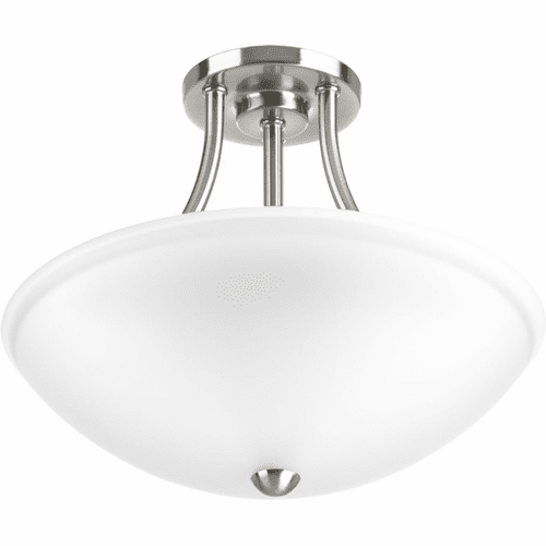 Progress Gather LED 12-7/8" Semi-Flush/Convertible - Brshd Nickel - P350088-009-30