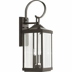 Progress Gibbes Street 2-LT Outdoor Medium Wall-Lantern - Bronze - P560022-020