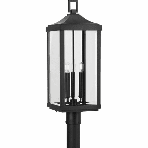 Progress Gibbes Street 3-Light 60W Post Lantern - Black - P540004-031