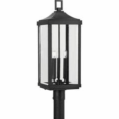 Progress Gibbes Street 3-Light 60W Post Lantern - Black - P540004-031