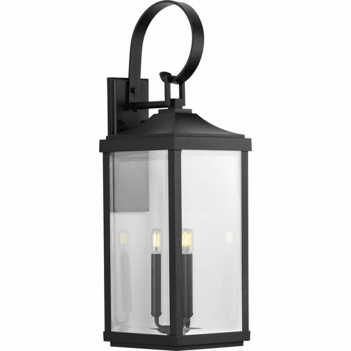 Progress Gibbes Street 3-Light 60W Wall Lantern - Black - P560023-031