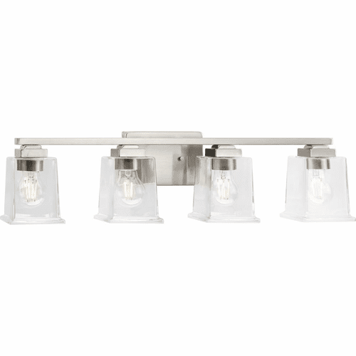 Progress Gilmour 4-LT Bath Vanity Light - Brushed Nickel - P300380-009
