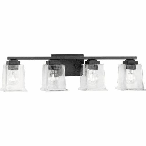 Progress Gilmour 4-LT Bath Vanity Light - Matte Black - P300380-31M