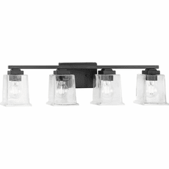 Progress Gilmour 4-LT Bath Vanity Light - Matte Black - P300380-31M