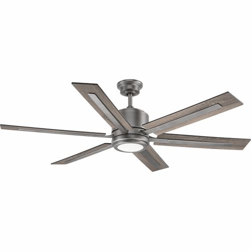 Progress Glandon 60" Five-Blade Ceiling Fan - Antique Nickel - P2586-8130K