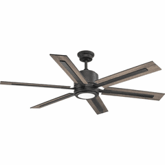Progress Glandon Collection 60" Five-Blade Ceiling Fan - Gilded Iron - P2586-7130K