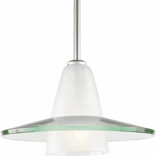 Progress Glass Pendants 1-LT Pendant - Brushed Nickel - P5011-09