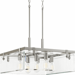 Progress Glayse Collection 5-LT Pendant - Brushed Nickel - P500074-009 Progress Glayse Collection 5-LT Pendant - Brushed Nickel - P500074-009