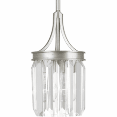 Progress Glimmer Collection 1-LT Mini-Pendant - Silver Ridge - P5320-134