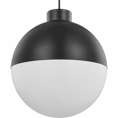 Progress Globe 1-Light 17W LED Pendant - Black - P500148-031-30
