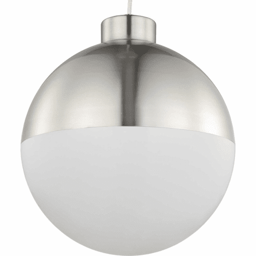 Progress Globe 1-Light 17W LED Pendant - Brushed Nickel - P500148-009-30