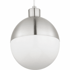 Progress Globe LED Collection 1-LT LED Pendant - Brushed Nickel - P500147-009-30