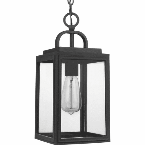 Progress Grandbury 1-Light 75W Hanging Lantern - Black - P550064-031