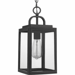 Progress Grandbury 1-Light 75W Hanging Lantern - Black - P550064-031