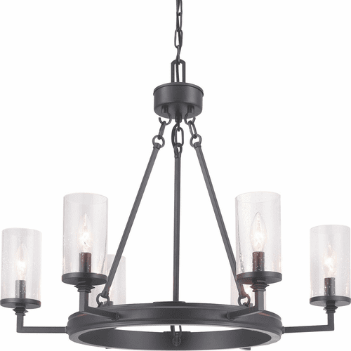Progress Gresham Collection 6-LT Chandelier - Graphite - P400164-143