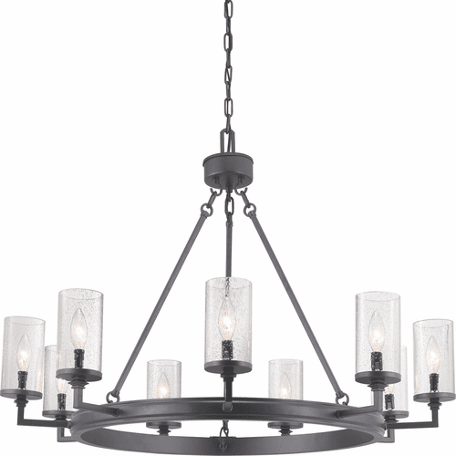 Progress Gresham Collection 9-LT Chandelier - Graphite - P400165-143