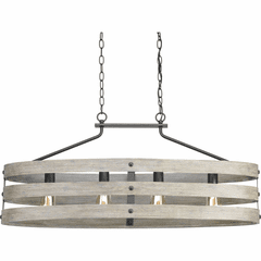 Progress Gulliver Collection 4-LT Linear Chandelier - Graphite - P400097-143