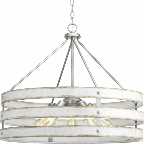 Progress Gulliver Collection 5-LT Pendant - Galvanized Finish - P500090-141
