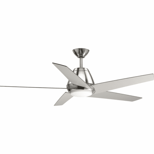 Progress Gust Collection 54" Five-Blade Ceiling Fan - Brushed Nickel - P2582-0930K