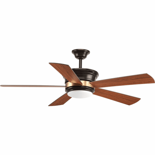 Progress Harranvale 54" 5-Blade Fan w/ LED Light - Antique Bronze - P2540-2030K