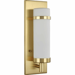 Progress Hartwick 1-Light 60W Wall Sconce - Satin Brass - P710087-012 Progress Hartwick 1-Light 60W Wall Sconce - Satin Brass - P710087-012