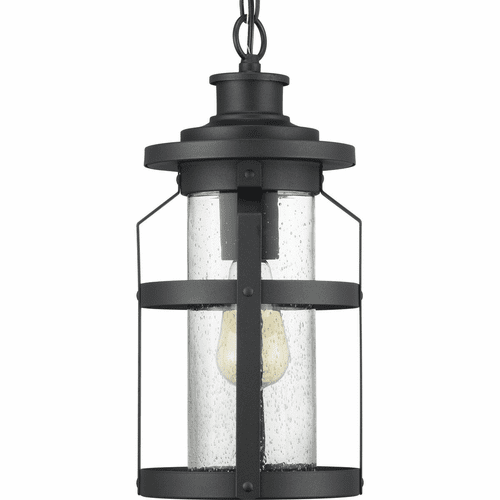 Progress Haslett 1-LT Outdoor Hanging Lantern - Black - P550031-031
