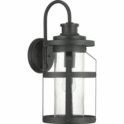 Progress Haslett 1-LT Outdoor Large Wall Lantern - Black - P560096-031