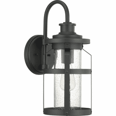Progress Haslett 1-LT Outdoor Medium Wall Lantern - Black - P560095-031
