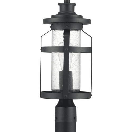Progress Haslett 1-LT Outdoor Post Lantern - Black - P540031-031