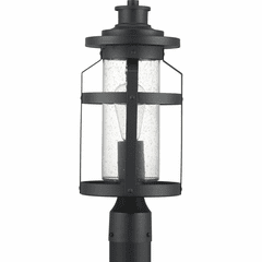Progress Haslett 1-LT Outdoor Post Lantern - Black - P540031-031