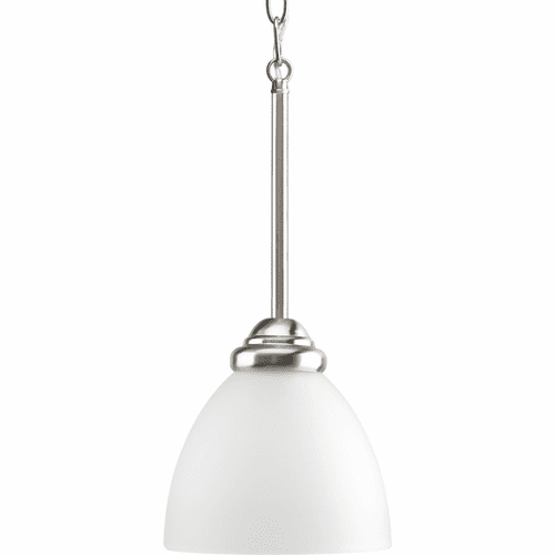Progress Heart Collection 1-LT Mini-Pendant - Brushed Nickel - P5131-09