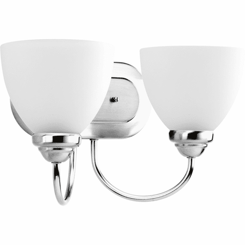 Progress Heart Collection 2-LT Bath Vanity - Polished Chrome - P2915-15