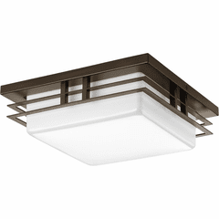 Progress Helm Collection 1-LT 11" LED Flush Mount - Antique Bronze - P3447-2030K9