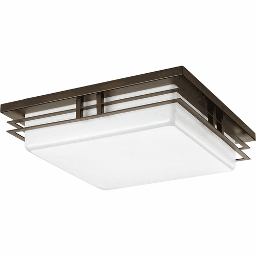 Progress Helm Collection 2-LT 14" LED Flush Mount - Antique Bronze - P3448-2030K9