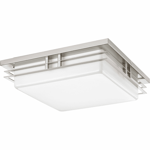 Progress Helm Collection 2-LT 14" LED Flush Mount - Brushed Nickel - P3448-0930K9