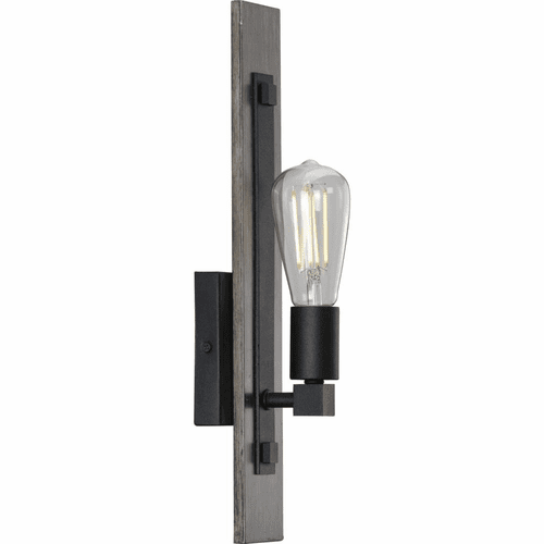 Progress Hemsworth 1-Light 60W Wall Bracket - Black - P710093-031