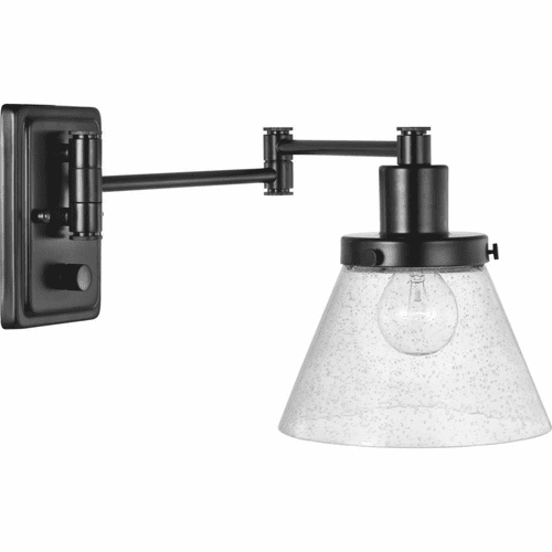 Progress Hinton 1-Light 60W Wall Bracket - Black - P710084-031