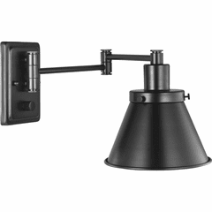Progress Hinton 1-Light 60W Wall Bracket - Black - P710085-031